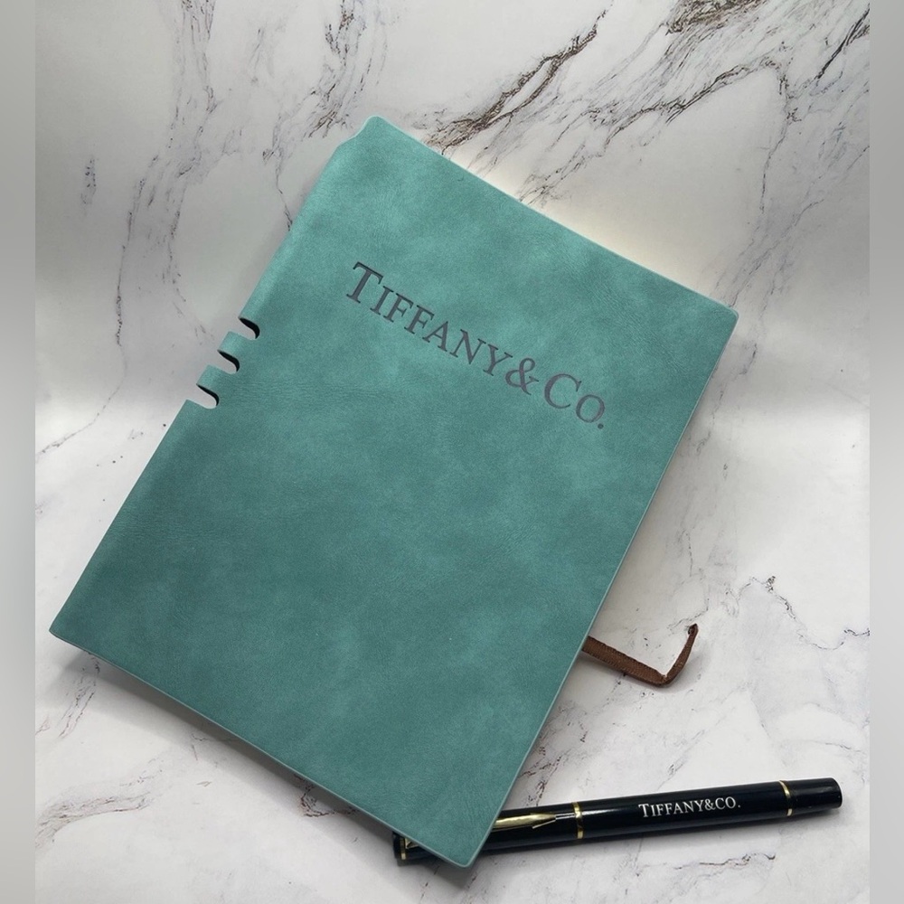 NEW Tiffany & Co. Blue Journal with Black Pen - Picture 7 of 8